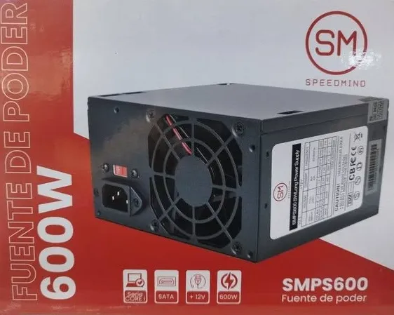 FUENTE DE PODER SPEED MIND SMP600 ATX 600W