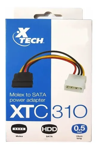 [232] CABLE XTECH XTC-310 MOLEX A SATA