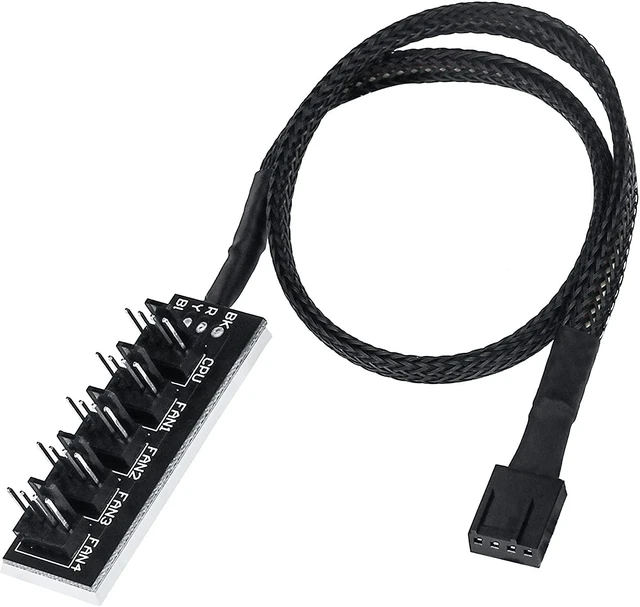 [234] CABLE PWM FAN HUB,CPU COOLING FANS 1 A 5 WAY