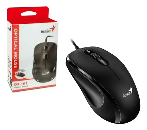 MOUSE GENIUS DX-101 USB OPTICO BLACK