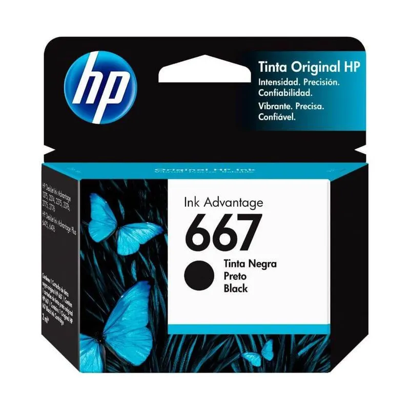 CARTUCHO HP 667 negro